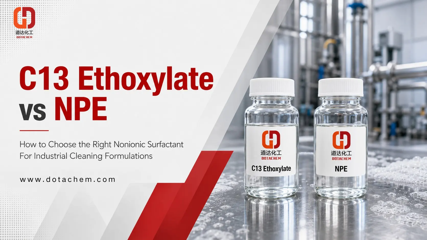 Cara Milih Antarane Alkohol C13 Ethoxylate lan NPE ing Formulasi Pembersihan Industri