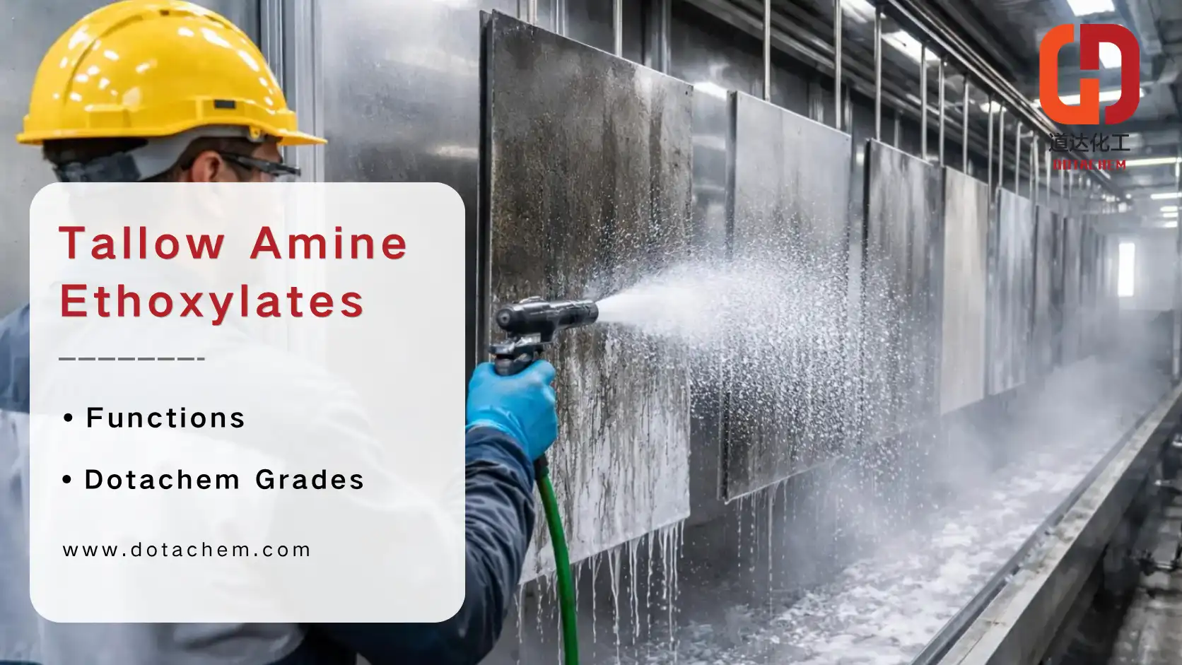 Tallow Amine Ethoxylates ing Reresik Industri: Fungsi lan Dotachem Grades